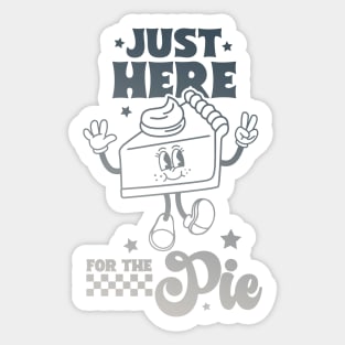 Pie pumpkin party Sticker